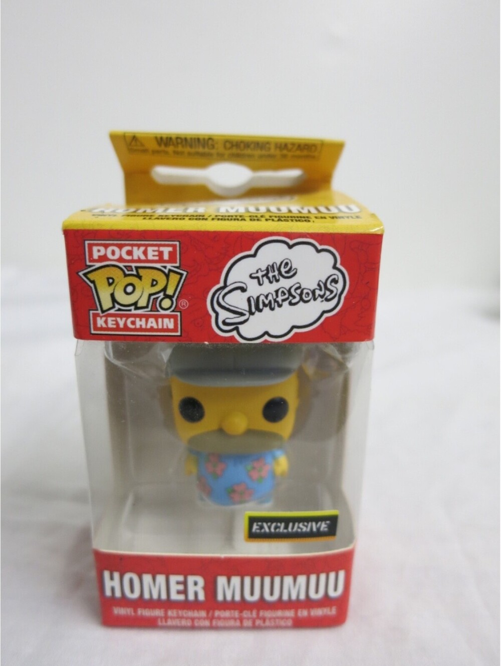 Pop Pocket Keychain Homer MUUMUU exclusive Funko